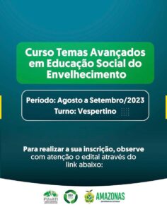 Imagem da notícia - FUnATI abre inscrições para o Curso Temas Avançados em Educação Social do Envelhecimento