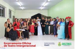 Imagem da notícia - Grupo de teatro Renascer da FUnATI encerra atividades da Oficina de Teatro Integeracional