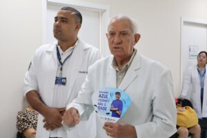 Imagem da notícia - Novembro Azul: FUnATI reforça a importância dos cuidados com a saúde do homem idoso
